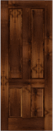 Raised  Panel   Long  Wood  Walnut  Doors